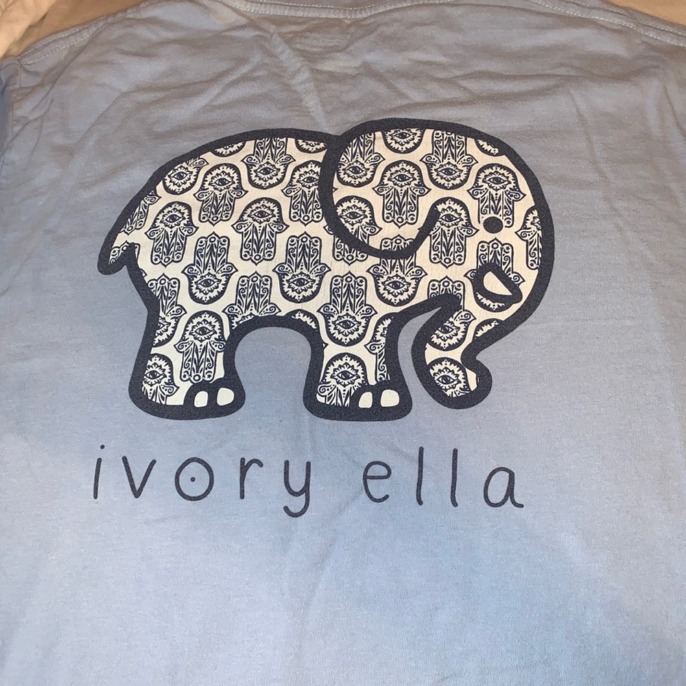 Ivory Ella long sleeve shirt hamasa print